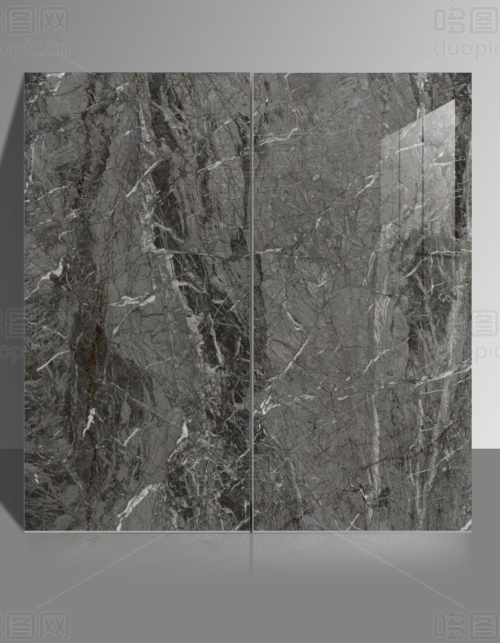 仿古裂纹石纹深灰大理石高清扫描图