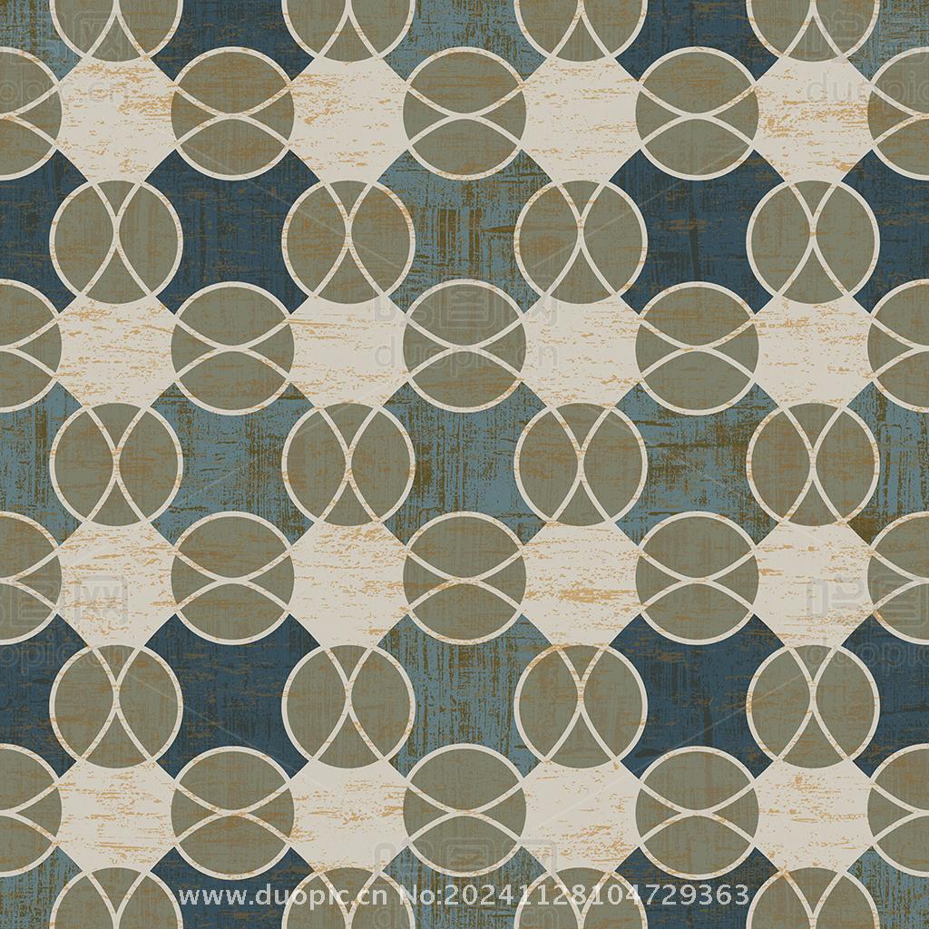 现代简约几何图形复古墙纸墙布图案壁纸壁画