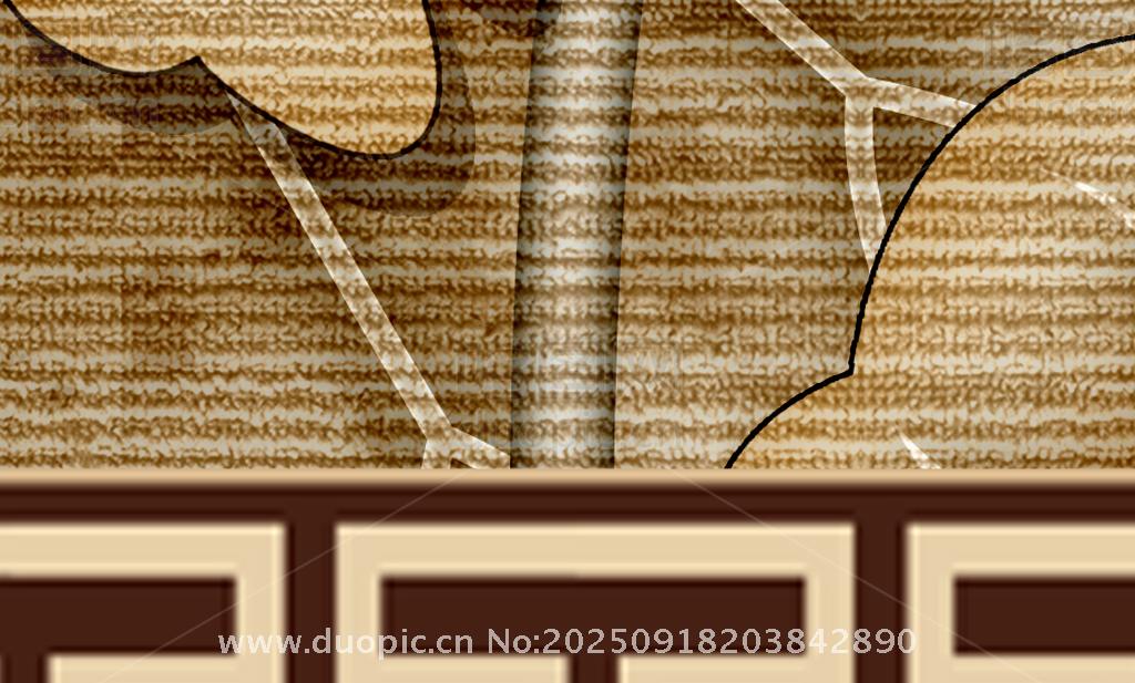 新中式入户地毯